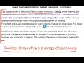 Understanding Contact Lenses and Their Purposes