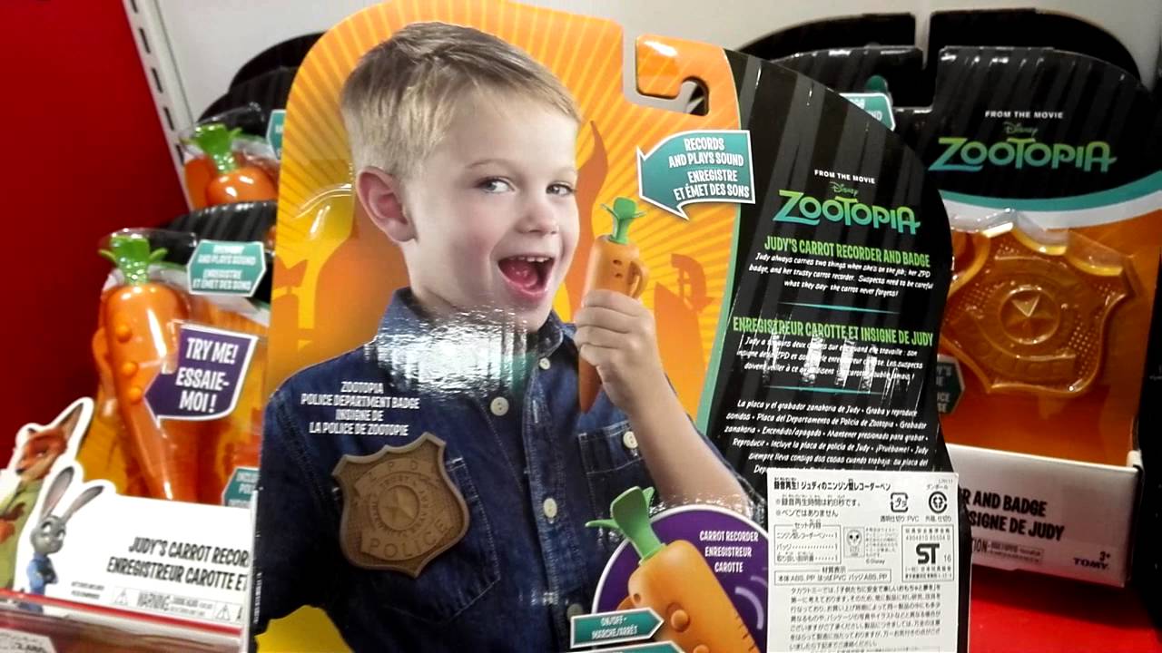 ディズニー ズートピア 録音再生 ジュディのニンジン型レコーダーペン Youtube