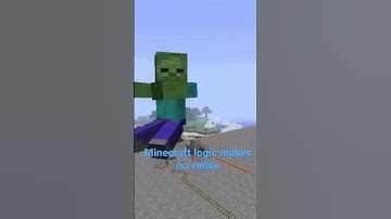 Minecraft logic makes no sense part. 2 #minecraft #minecraftmemes #minecraftlogic #shorts