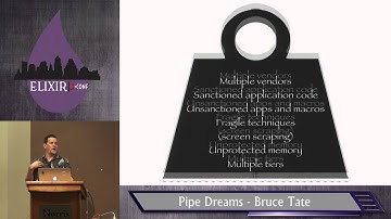 Elixir Conf 2014 - Pipe Dreams by Bruce Tate