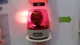 船舶 回転灯 パトライト(PATLITE)製中型回転灯 KP型