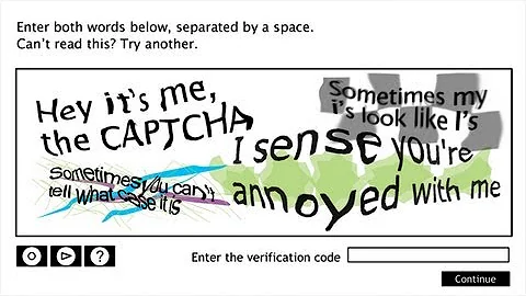 Captcha Talks Back
