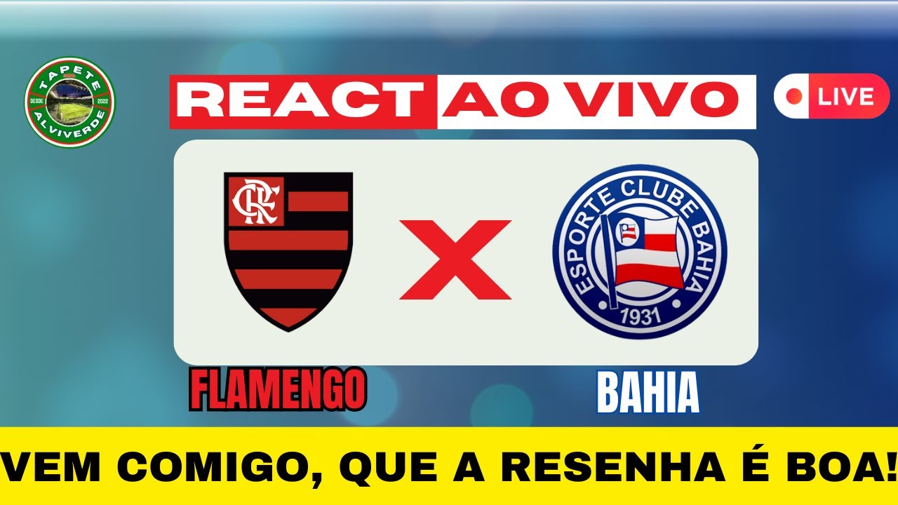 🚨#AoVivo: Copa Do Brasil - Quartas De Final - Flamengo e Bahia. - YouTube