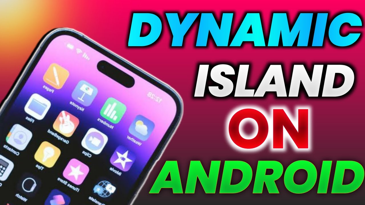 Dynamic Island on Android ||Dynamic Island For Any Android Phones - YouTube