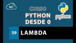 Curso de Python desde 0: Lambda - 59