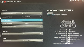How to fix the Edit Button Layout on PlayStation for MW3 Modern Warfare 3 Warzone