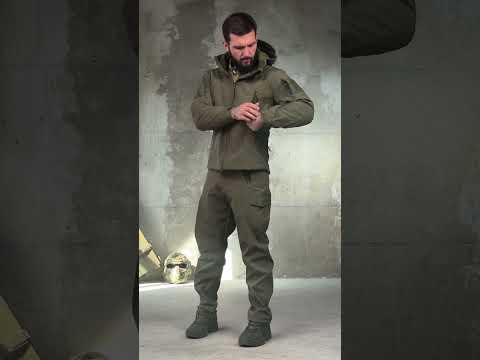 Костюм Тактичний softshell Олива куртка штани водонепроникний, видео 1