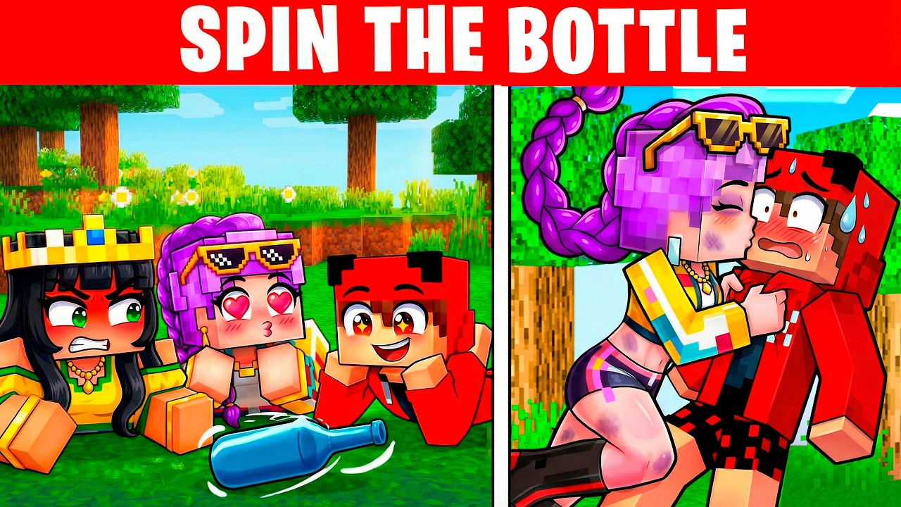 Two Rich Girls Fight Over Me in Spin The Bottle