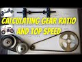HOW TO CALCULATE GEAR RATIO and TOP SPEED on MINI BIKE or GO KART