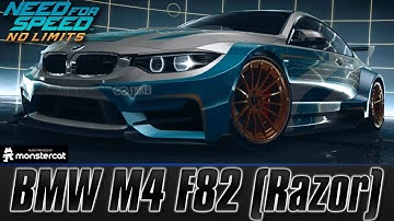 Need For Speed No Limits: BMW M4 F82 (Razor) | MAXXED OUT + Tuning [All Black Edition Parts]