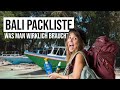 Reise packliste fr bali asien  alle dokumente apps kosmetik  kleidung l einreise aktuell