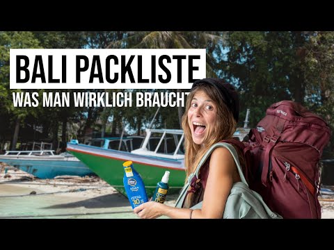 Video: Bali-Packliste: Was Sie nach Bali mitnehmen sollten