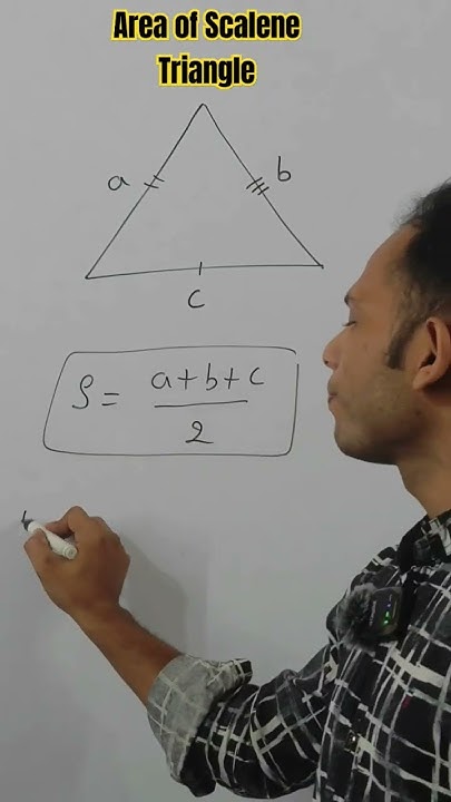 Area of Scalene Triangle || Maths Formula || Heroines formula - YouTube