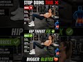 🚨 90% Of People Do Hip Thrusts Wrong 😳🏷️ Hashtags: #HipThrust #Glutes #GluteWorkout #shorts
