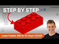 Day 1 of learn fusion 360 in 30 days for complete beginners  2023 edition