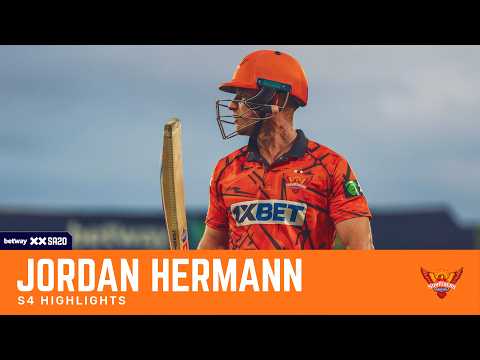 Jordan Hermann | S4 Highlights | Betway SA20