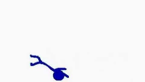 Stick Figure Front Flip Animation