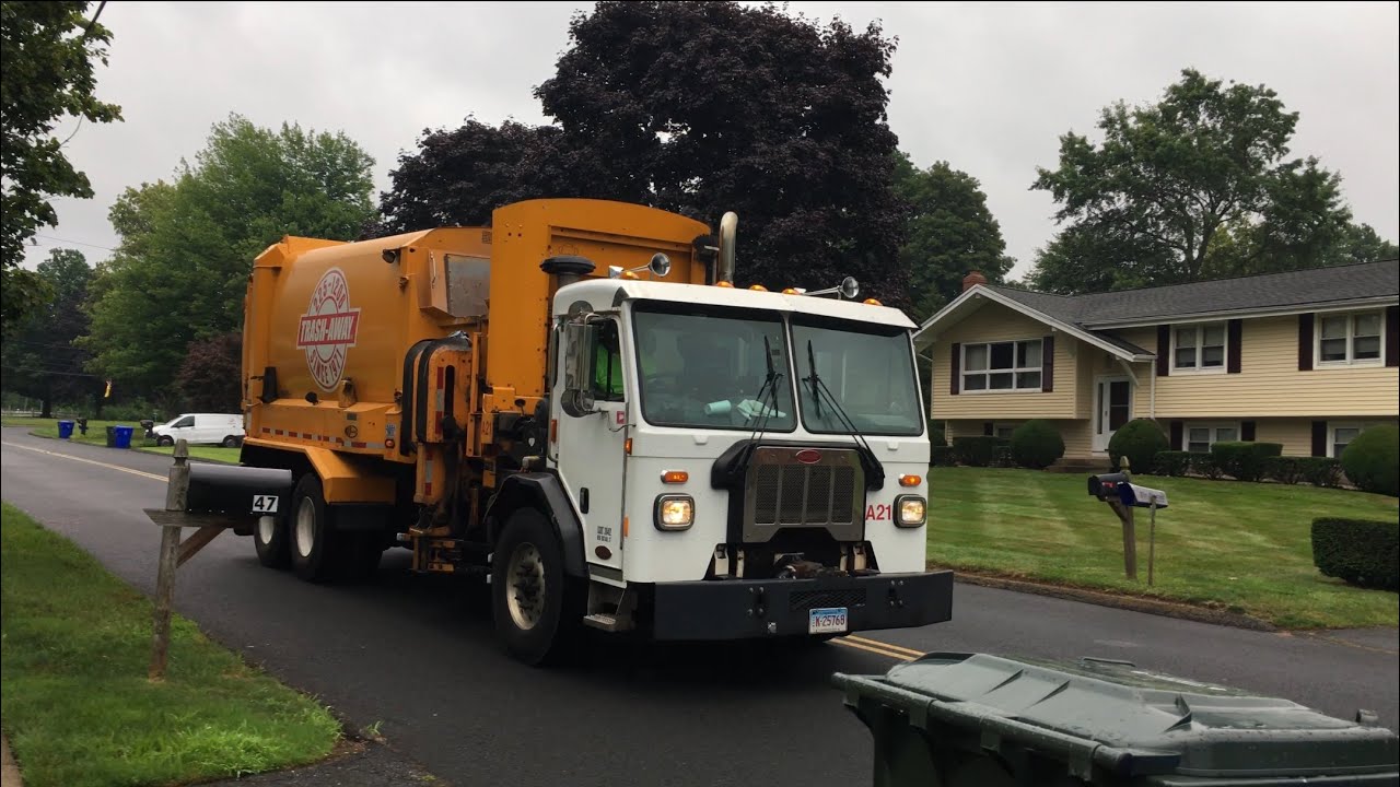 Peterbilt 520 Labire Automizer On Trash A21 - YouTube