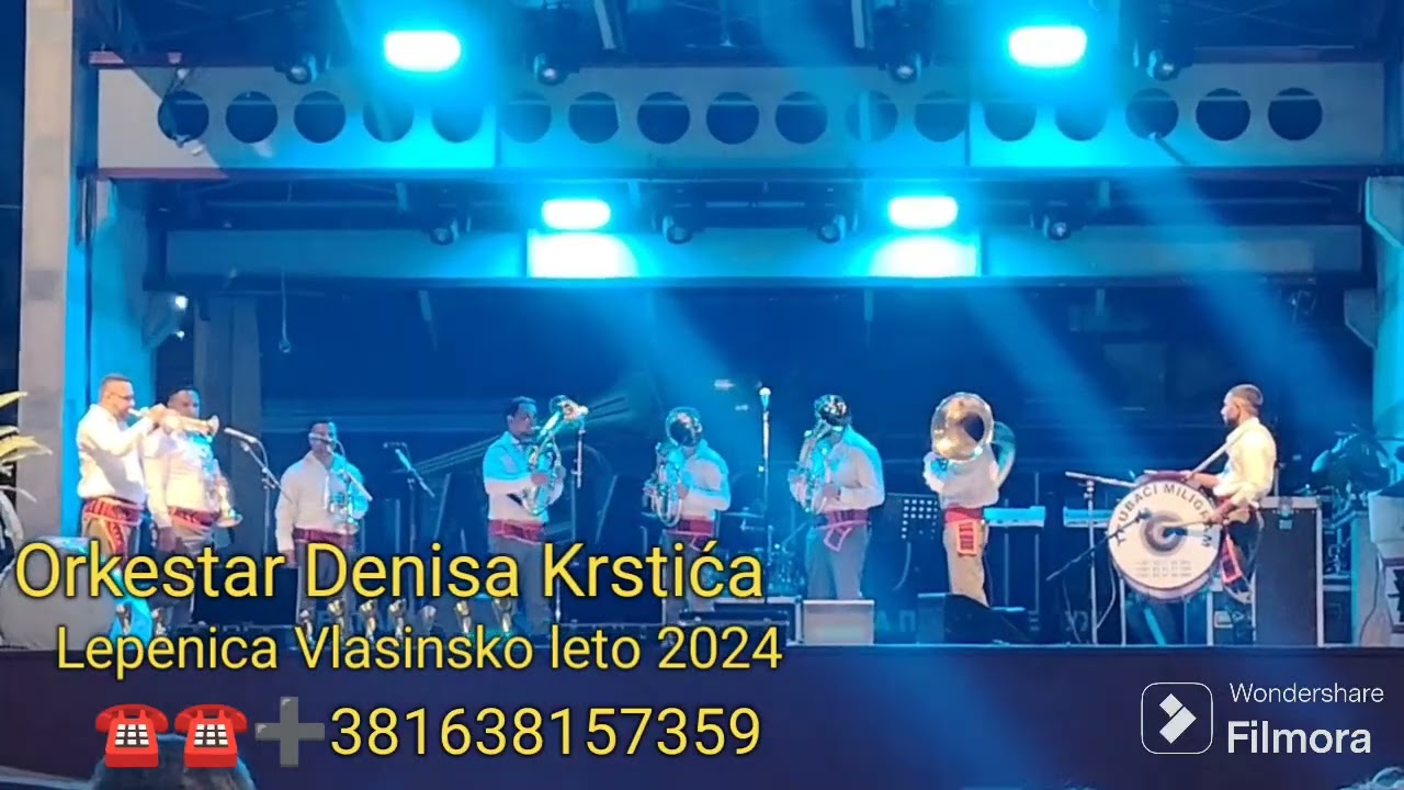 Orkestar Denisa Krstica MILIGRAM Vlasinsko leto 2024 - Kraj potoka bistre vode