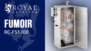 Fumoir professionnel RC-FS1300 | Royal Catering | Présentation de produit Fumoir professionnel RC-FS1300 | Royal Catering | Présentation de produit