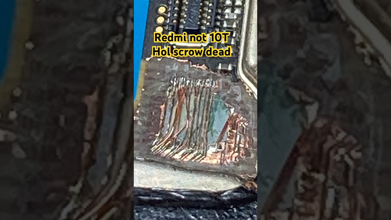 Redmi not 10t hol scrow dead solution #mobile #smartphone #mobilereparing #repair #redminot10t