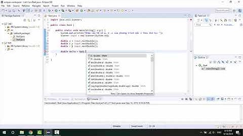 Lab1 bài 4 - Tính delta của phương trình bậc 2