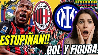 Locura De Partido Y Golazo De Pervis Estupiñan Vs Inter De Milan \