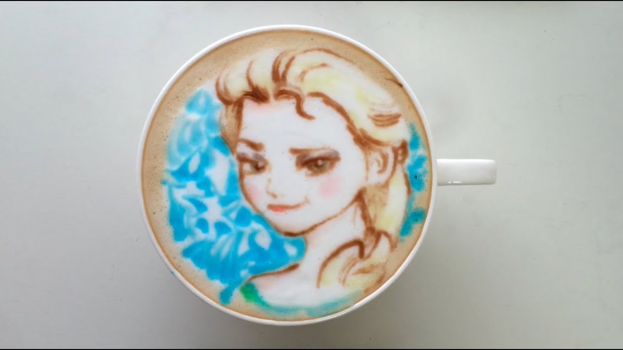 This Frozen-Inspired Latte Art Will Mesmerize You! | POPSUGAR Food