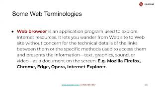 Some Web Terminologies