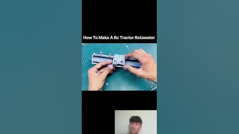 how to make RC tractor rotavator #rc #tractor #rotawaiter #making #rotrex #shorts #fastracs