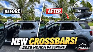 2026 Honda Passport Crossbar Installation | KINGGERI Roof Rack Crossbars