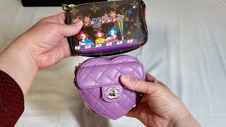 Chanel WIMB Small HEART Bag What FITS with COMPARISONS LV Mini Pochette Card Holder