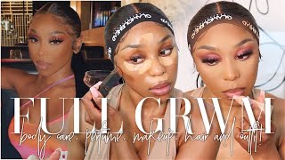 FULL GRWM: GIRLS NIGHT OUT! | BODY CARE + PERFUME + MAKEUP + OUTFIT | Ashley Devonna