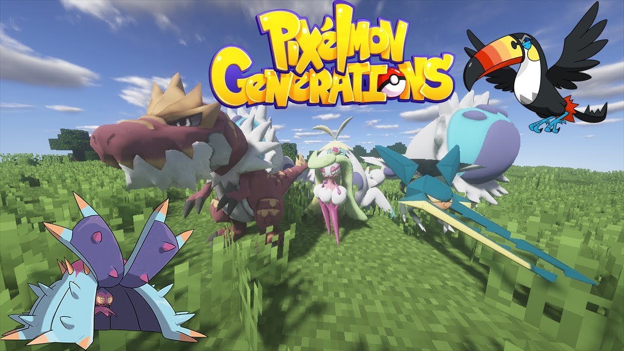 BisectHosting on X: Ever wanted to play Pokémon in Minecraft? Pixelmon  Generations is the way to go! This modpack has Pokémon from Generations  1-7, and most from Gen 8 (Sword & Shield)!