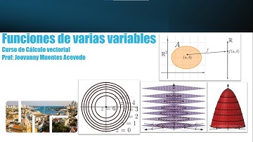 Funciones de varias variables: dominio, rango, gráfico, curvas de nivel