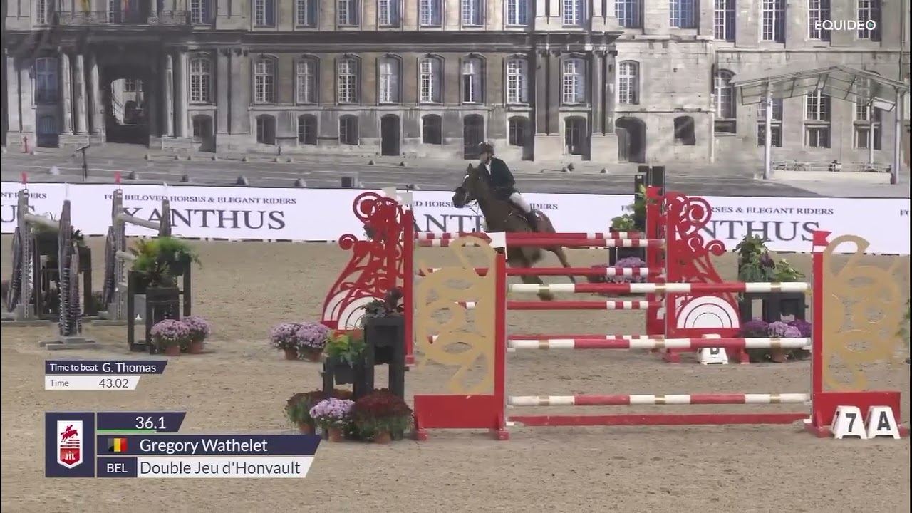 Double Jeu D'Honvault (KANNAN) et Gregory Wathelet remportent une épreuve 150 au CSI4* de Liège