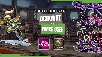 Acrobat vs Force User Arena Highlights #3 – Chain Combo Showcase | Dragon Nest: Rebirth of Legend