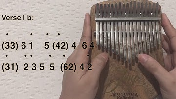 SHINE | KALIMBA TABS AND TUTORIAL | Mother