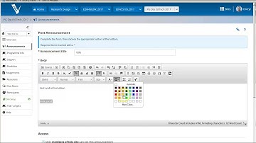 CILT How-to guide: Announcements tool in Vula