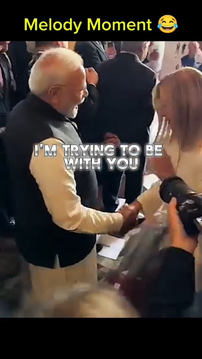 Modi   Meloni = Melodi 😂❤️ | Melody Moment 👍 #shorts #Modi #Melodi