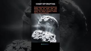 Comet 67P’s Historic Eruption Captured Live 💥#comet #shorts  #mindblown
