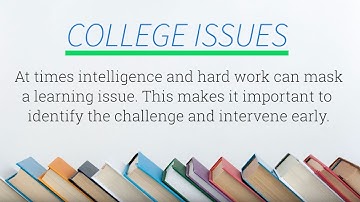 Success for College Students with Learning Disability & ADHD