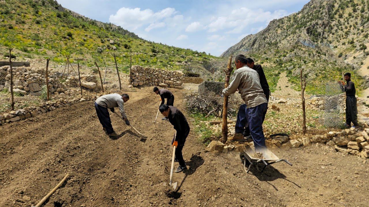 Кочевая жизнь: весенняя миграция кочевников | Создание кочевой фермы🏞❣️