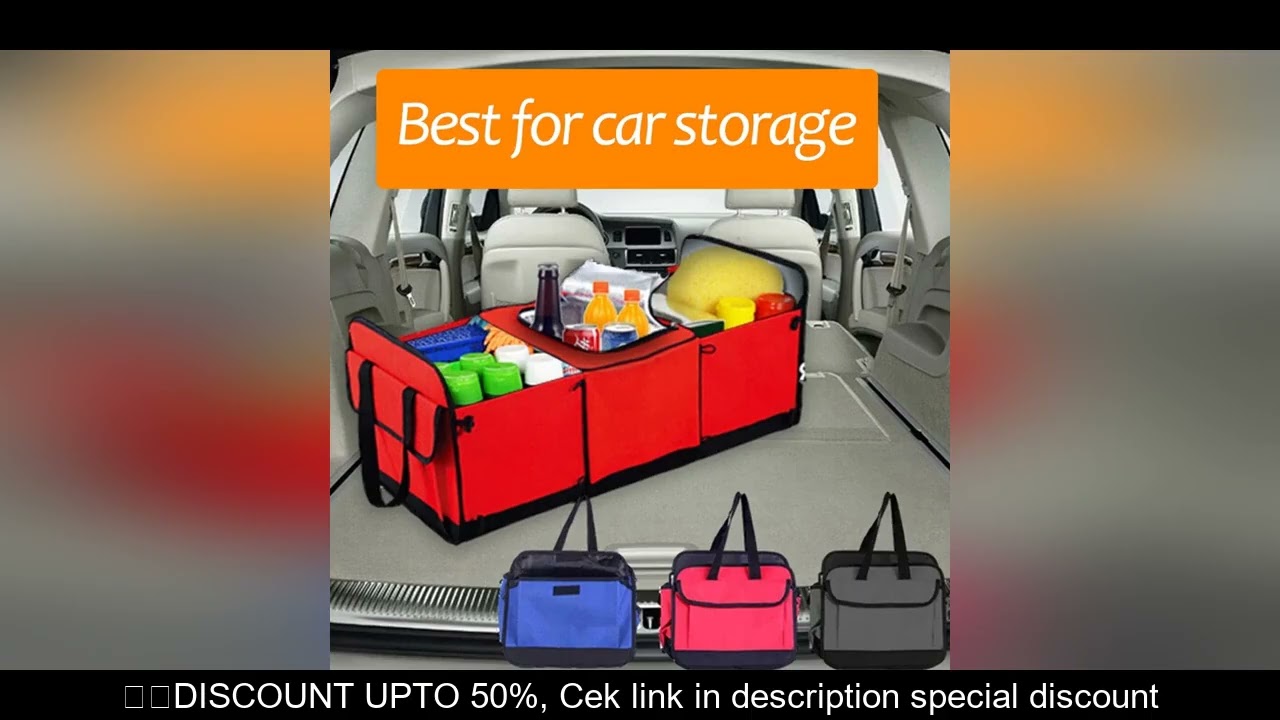 New Car Storage Organizer Trunk Collapsible Toys Food Storage Truck Cargo Container Bags Box Black C