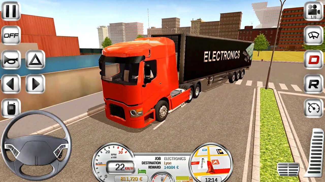 Euro Truck Driver Simulator #10 Electronic Goods Transportation - Android Gameplay FHD