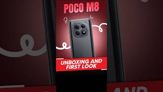 Poco M8 ASMR Unboxing and First look😍| #poco #pocom8 #tech #asmr #unboxing