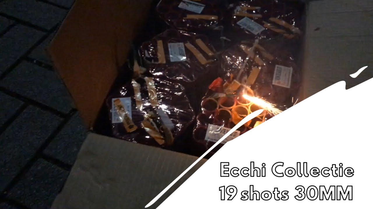 ECCHI Collectie Lootsvuurwerk | 6X 19 shots 30MM | Vuur Vrienden