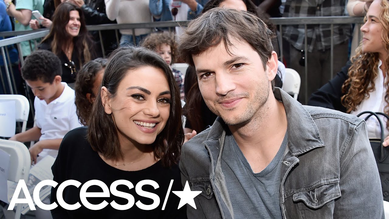 Watch Ashton Kutcher And Mila Kunis Joke About Marriage Ending To Mock Tabloid Cover | Access