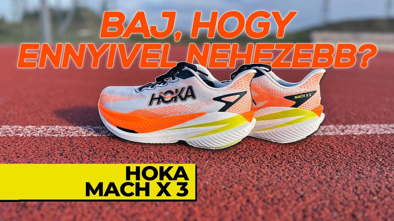video Hoka Mach X 3 futócipő