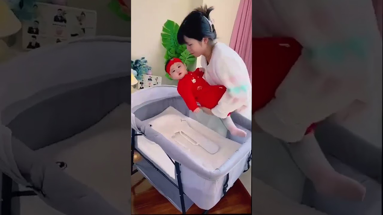 LINK IN DESCRIPTION Sweet dreams start with safe sleep! Swipe up for essential baby bed.